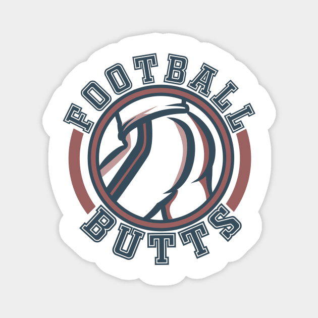 Football butts Magnet by Piercek25