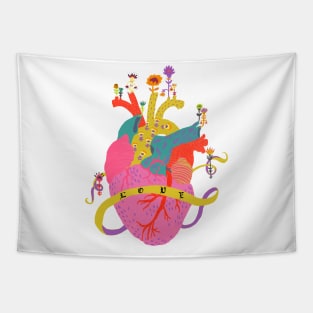 Heart Full of Love Tapestry