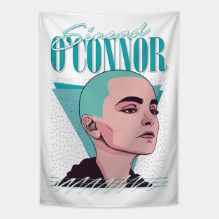 Sinead O'Connor / Retro Style Aesthetic Design Tapestry