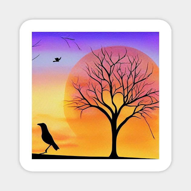 Beautiful Sunset Magnet by ErikBowmanDesigns