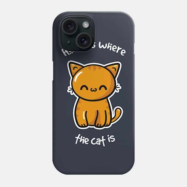 Home Cat Phone Case by fishbiscuit