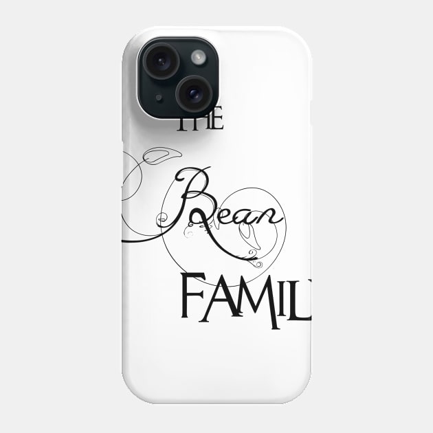 The Bean Family ,Bean Surname Phone Case by Francoco