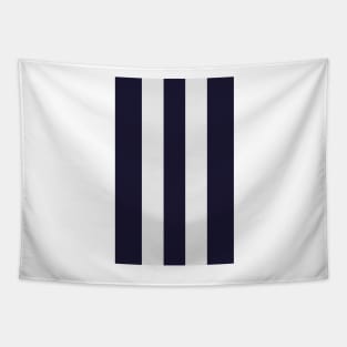 West Brom Retro 1978 Navy and White Home Striped Tapestry