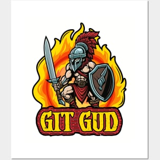 Git Gud Or Git Rekt - Git Gud - Posters and Art Prints