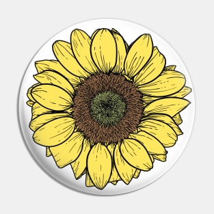 Sunflower power Pin