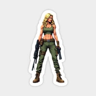 Badass Woman Magnet