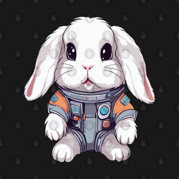 Cute astronaut bunny by Kacper O.