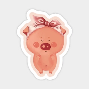 A Beauty Piggy Magnet