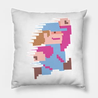 Retro Gamer Classic Girl Pillow