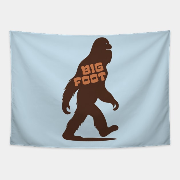 Big foot Tapestry by NomiCrafts