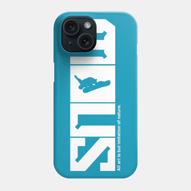 SNOW (Snowboarder) Phone Case by TurkeysDesign