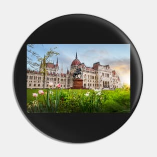 Hungarian Parliament building in Budapest, Hungary Pin