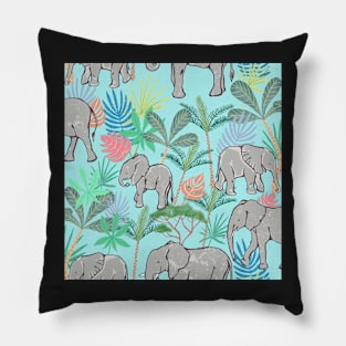 Elephant jungle Pillow