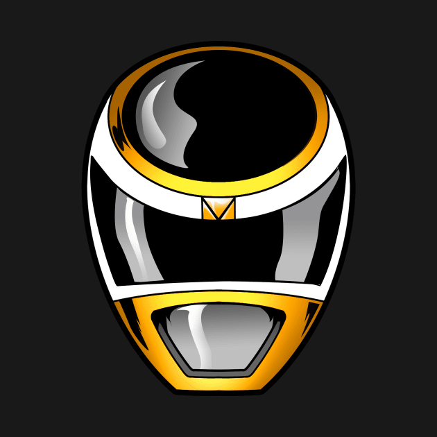 Yellow space helmet by MikeBock