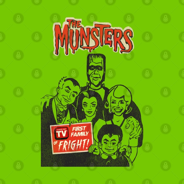 The Munsters 'First Family' of FRIGHT! by darklordpug