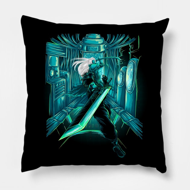 Final Fantasy 7 Pillow by opoyostudio