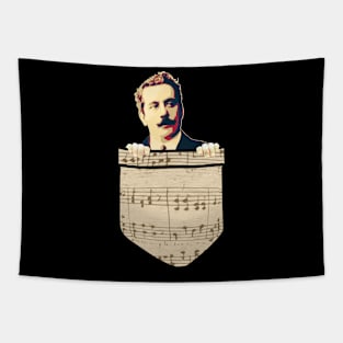 Giacomo Puccini In My Pocket Tapestry