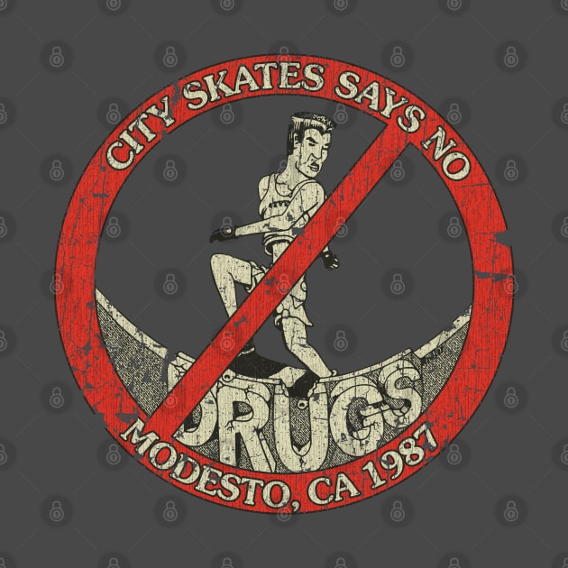 City Skates Says No To Drugs 1987 by JCD666