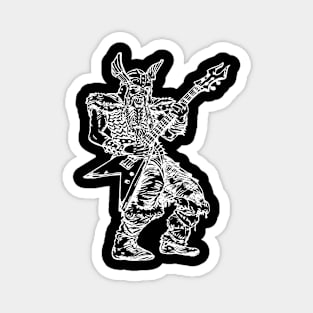 SEEMBO Viking Playing Guitar Guitarist Musician Music Band Magnet