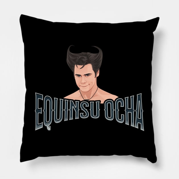 Equinsu Ocha "White Devil" - Ace Ventura Pillow by BodinStreet