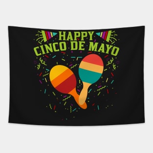 Cinco de Mayo Maracas Tapestry