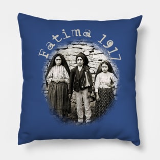 Fatima Children Lucia dos Santos Francisco and Jacinta Marto Virgin Mary Apparition Pillow