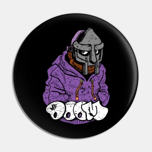 mf doom purple hoodie vintage Pin