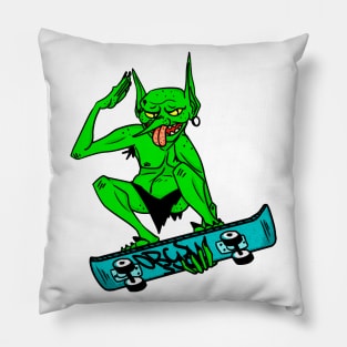 Goblin skater #2 Pillow