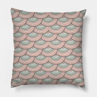 Underwater pattern #5 pastel Pillow