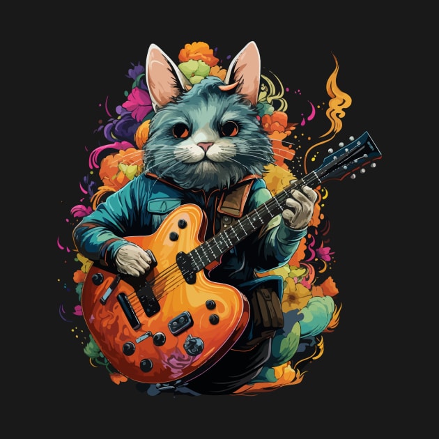 Chinchilla Playing Guitar by JH Mart