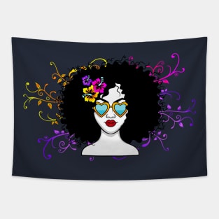 Pride Latina Afro Queen hispanic columbian gift ida present Tapestry