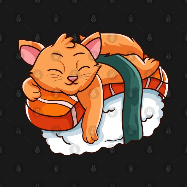 Sushi cat by LIFUA