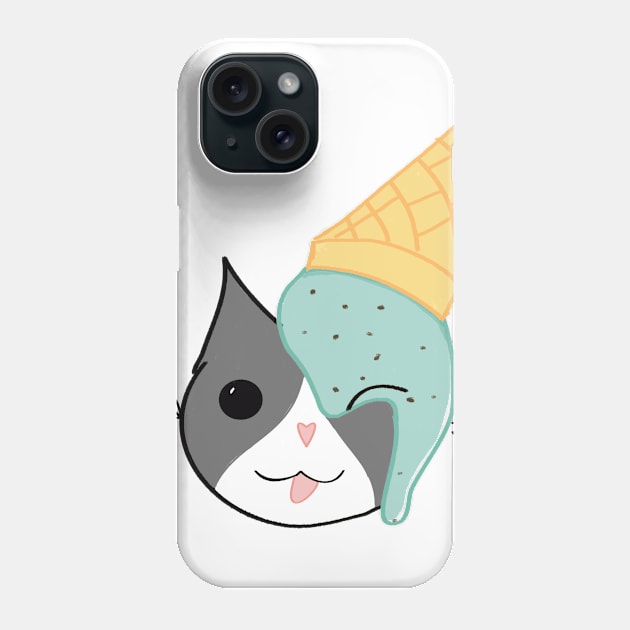 Ice Cream cat Phone Case by Joyouscrook