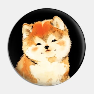 Cute Shiba Inu Puppy Pin