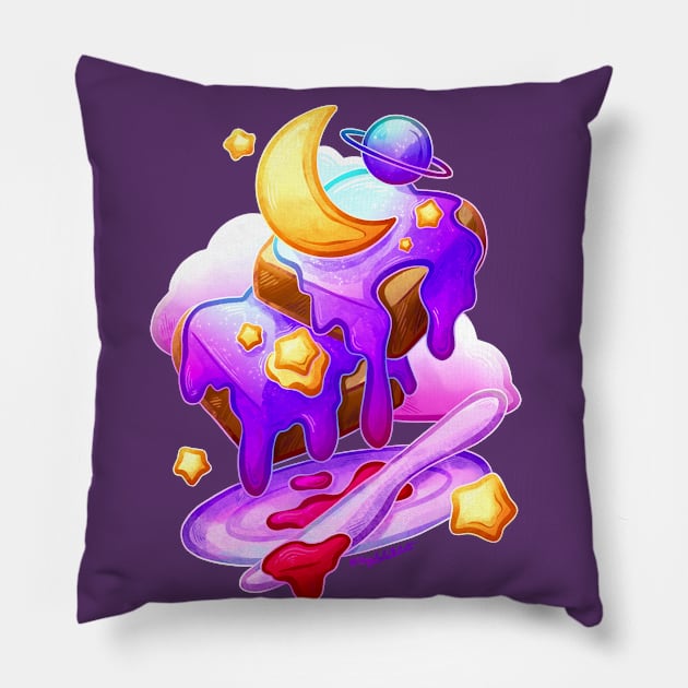 Heavenly Toast Pillow by heysoleilart