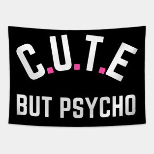 Cute But Psycho Tapestry