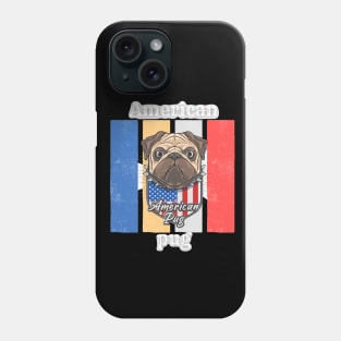 American Pug dog lovers T-shirts Phone Case