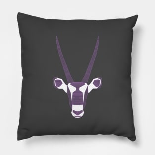 Geometric gemsbok Pillow