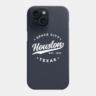 Vintage Houston Texas Space City USA Phone Case