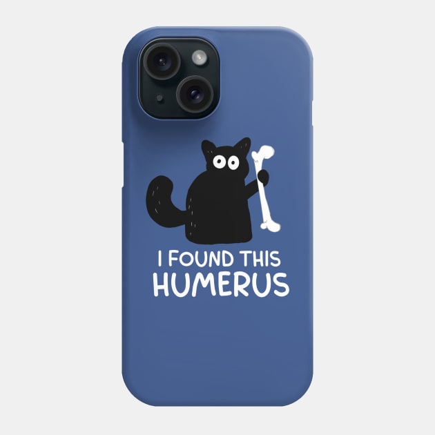 Cat Holding Bone Phone Case by fikriamrullah