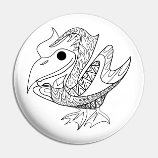 pelican bird ecopop Pin