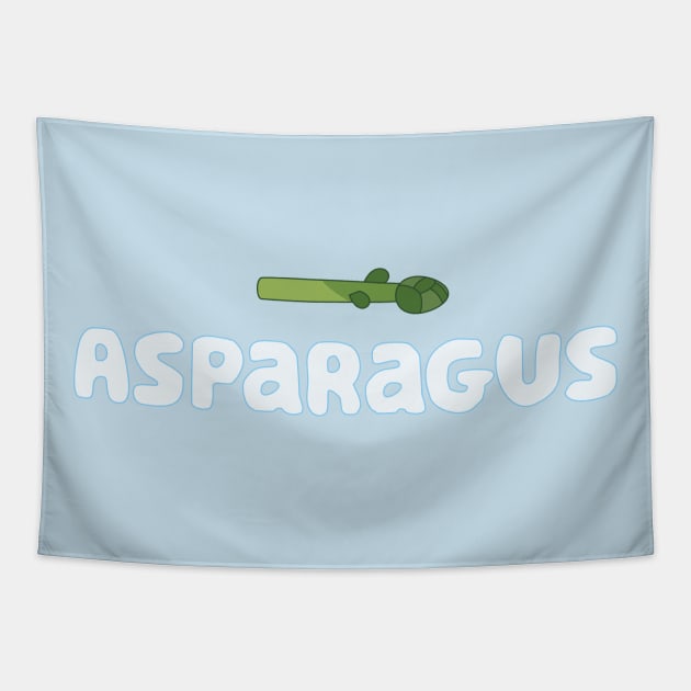 Bluey - Asparagus Tapestry by HighResPrints