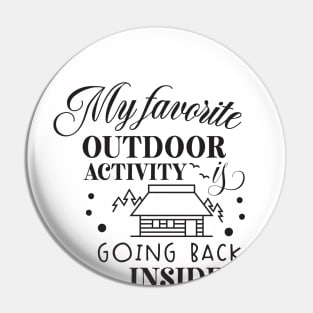 My Favorite Outdoor Activity Pin