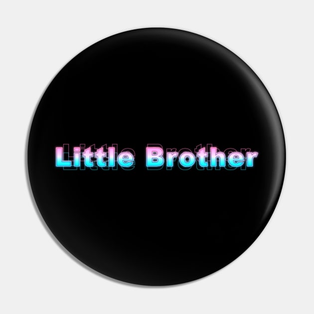 Little Brother Pin by Sanzida Design