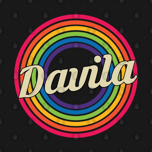 Davila - Retro Rainbow Style by MaydenArt