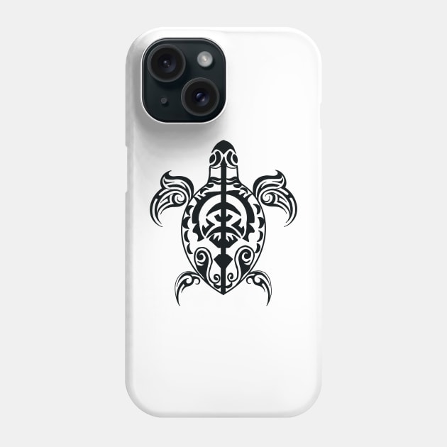 Sea turtle tribal Phone Case by RayRaysX2