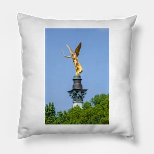 Friedensengel, Munich, Upper Bavaria, Bavaria, Germany, Europe Pillow