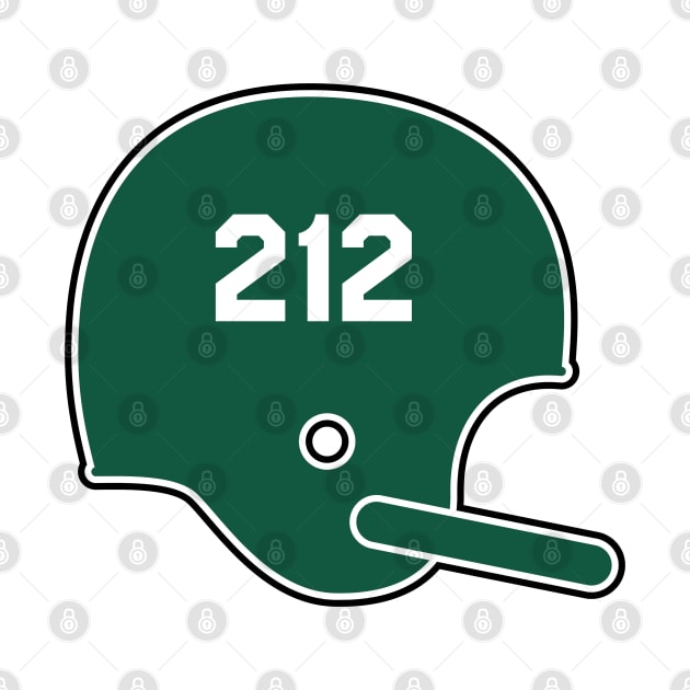 New York Jets 212 Helmet by Rad Love