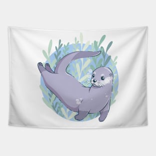 Otterly Adorable Otter Tapestry