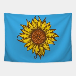 Sunflower Hippie Tapestry